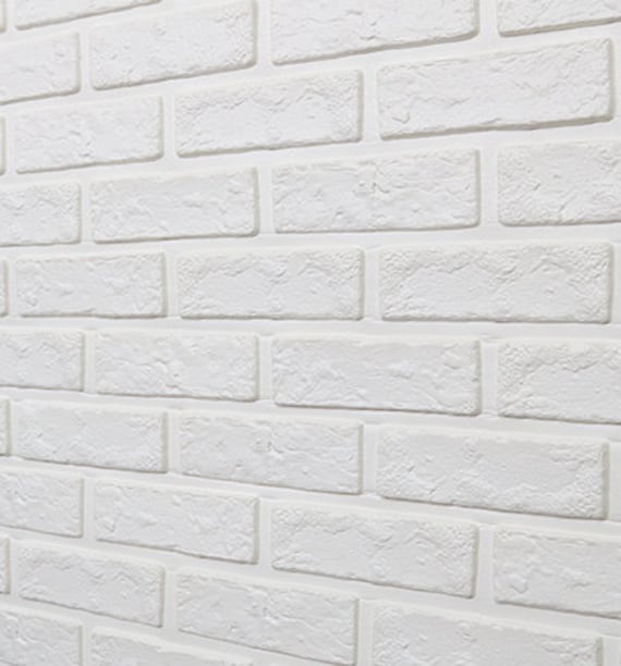 White 3D Peel and Stick Foam Brick Wall Panels Stickers 