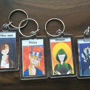 Dream SMP Keyrings - Etsy