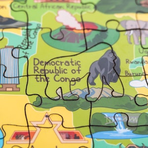 Afrika Karte Holzpuzzle für Kinder, Lernkarte von Afrika, schwarze Geschichte Brettspiele, Geographie Puzzle, Geschenkideen für den Urlaub. Bild 6