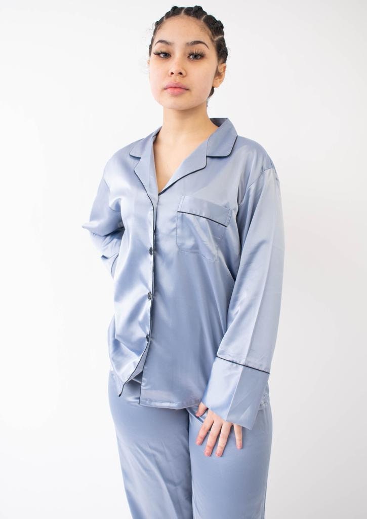 Silk Satin Pyjamas Set Nightwear Sleepwear Pajamas Women - Etsy UK