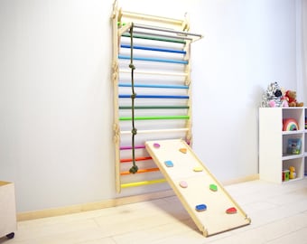 Faltbares Kletterdreieck, schwedische Wand, Kletterdreieck, Kletterbogen, Babygym, Pickler-Dreieck, Faltbares Dreieck, Kletterbogen