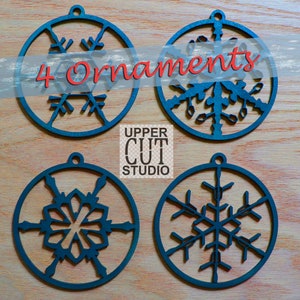 Snowflake Ornament SVG files