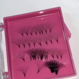 Wide 1000 Fans 5D 8D 10D 15D Wide Promade Handmade Fans 0.07 0.05 0.03 D C Curl Eyelash extension 1000 fans  Volume Lash