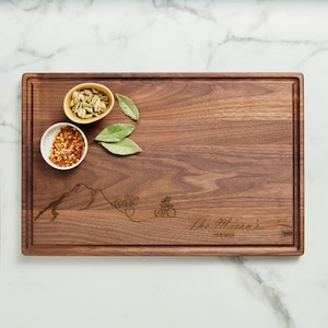 Personalized Cutting Board, Bike Enthusiast, Mountain Biking Gift, Bikers Gift, Biking Couple Engagment Gift, Cyclists Anniversary Gift, 312