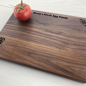 Personalized Cutting Board, Rooster, Chicken, Fresh Eggs, Chicken Farm, Farm Fresh, Farm to Table, Farm Kitchen, Free Range Chickens, 334