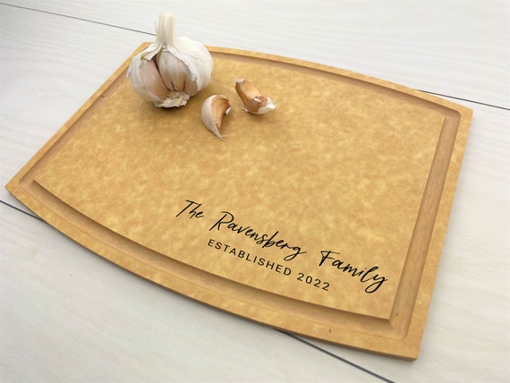 Composite Cutting Board, Dishwasher Safe Cutting Board, Personalized Board,  Couples Gift, Wedding Gift, Anniversary Gift, New Home Gift, 071 