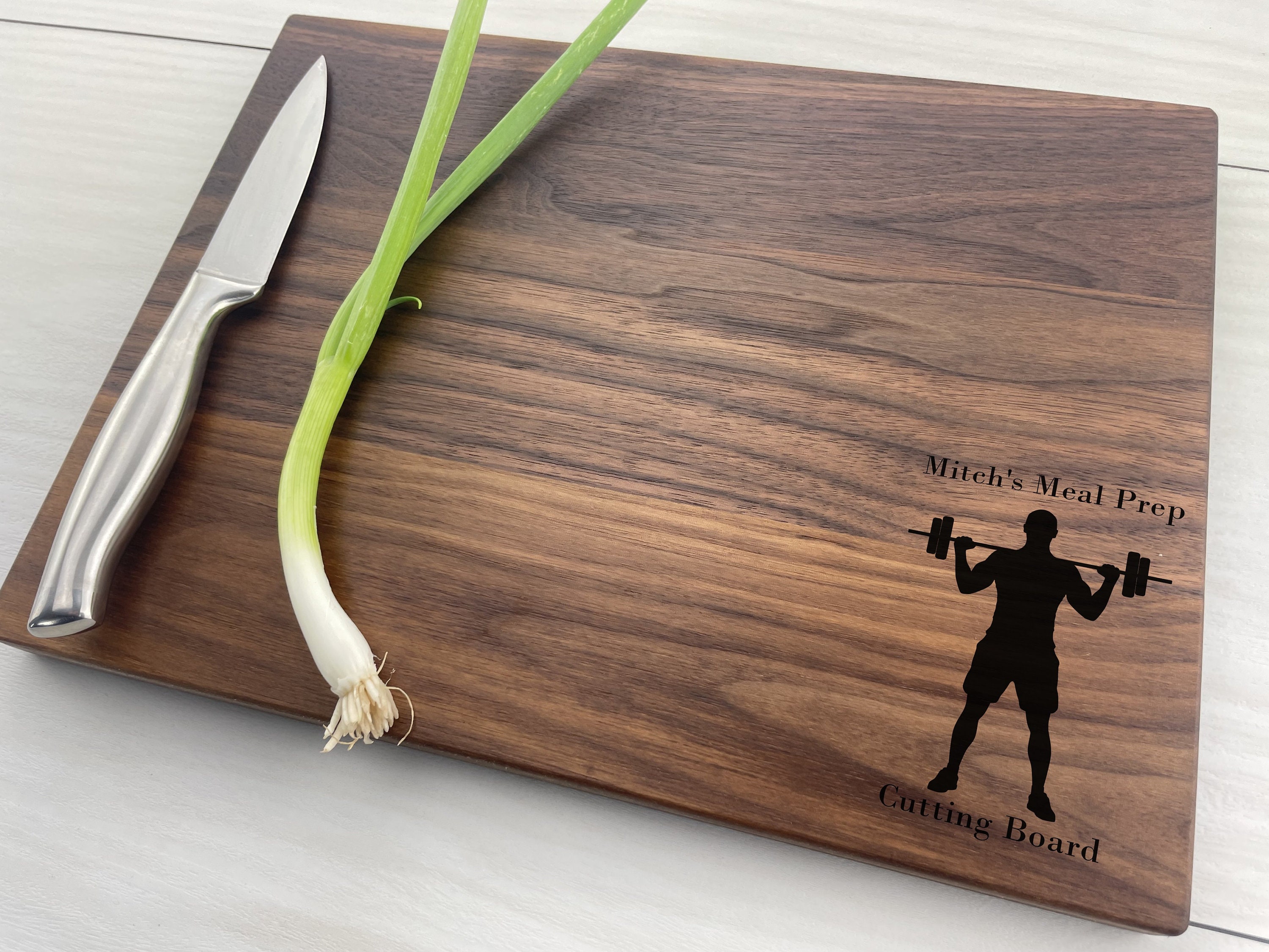 Personalized Cutting Board, Gym Lover, Weight Lifting, Gift for a Gym  Lover, Cross Fit Gift, Meal Prep Board, Training, Healthy Living, 367 