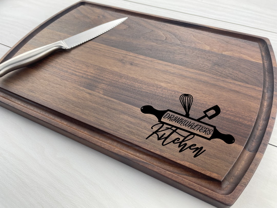 Personalized Cutting Board, Baking Themed, Personalized Chef's Cutting