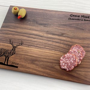Personalized Cutting Board, Engraved Cutting Board, Buck, Deer, Game Meat, Charcuterie Board, Meat & Cheese Board, Hunting Board, 220