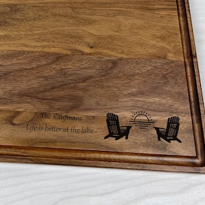 Personalized Cutting Board, Cottage Gift, Housewarming Gift, Wedding Gift, Anniversary Gift, 044