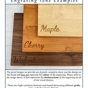 Personalized Cutting Board, Custom Cutting Board, Elephant Themed Gift, Couples Gift, Wedding Gift, Engagement Gift, Valentines Gift, 055 image 3