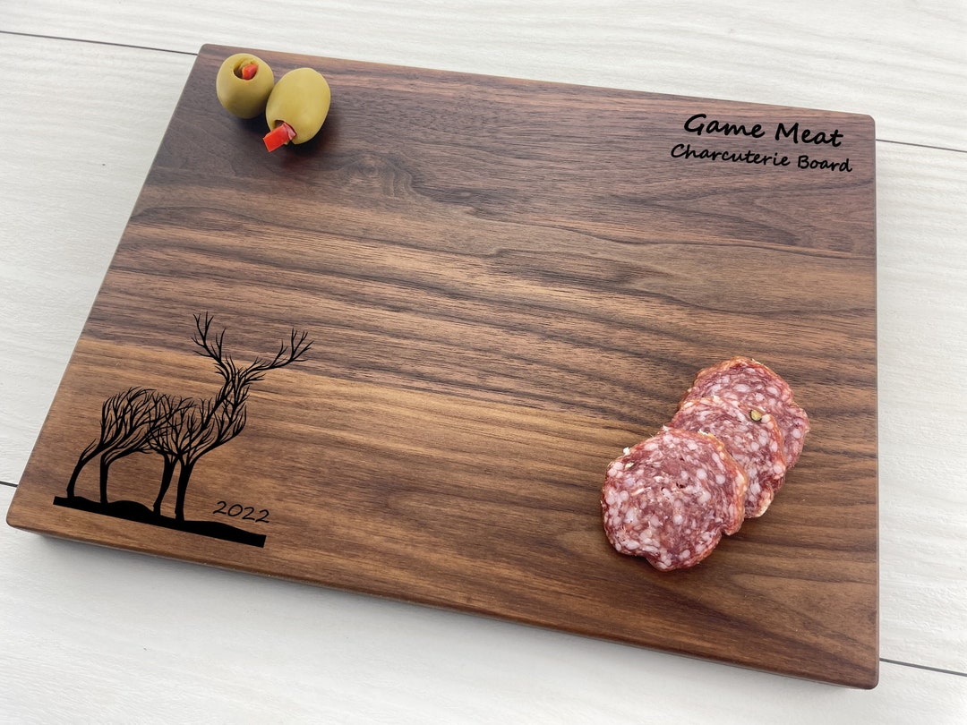 Personalized Cutting Board, Engraved Cutting Board, Buck, Deer, Game