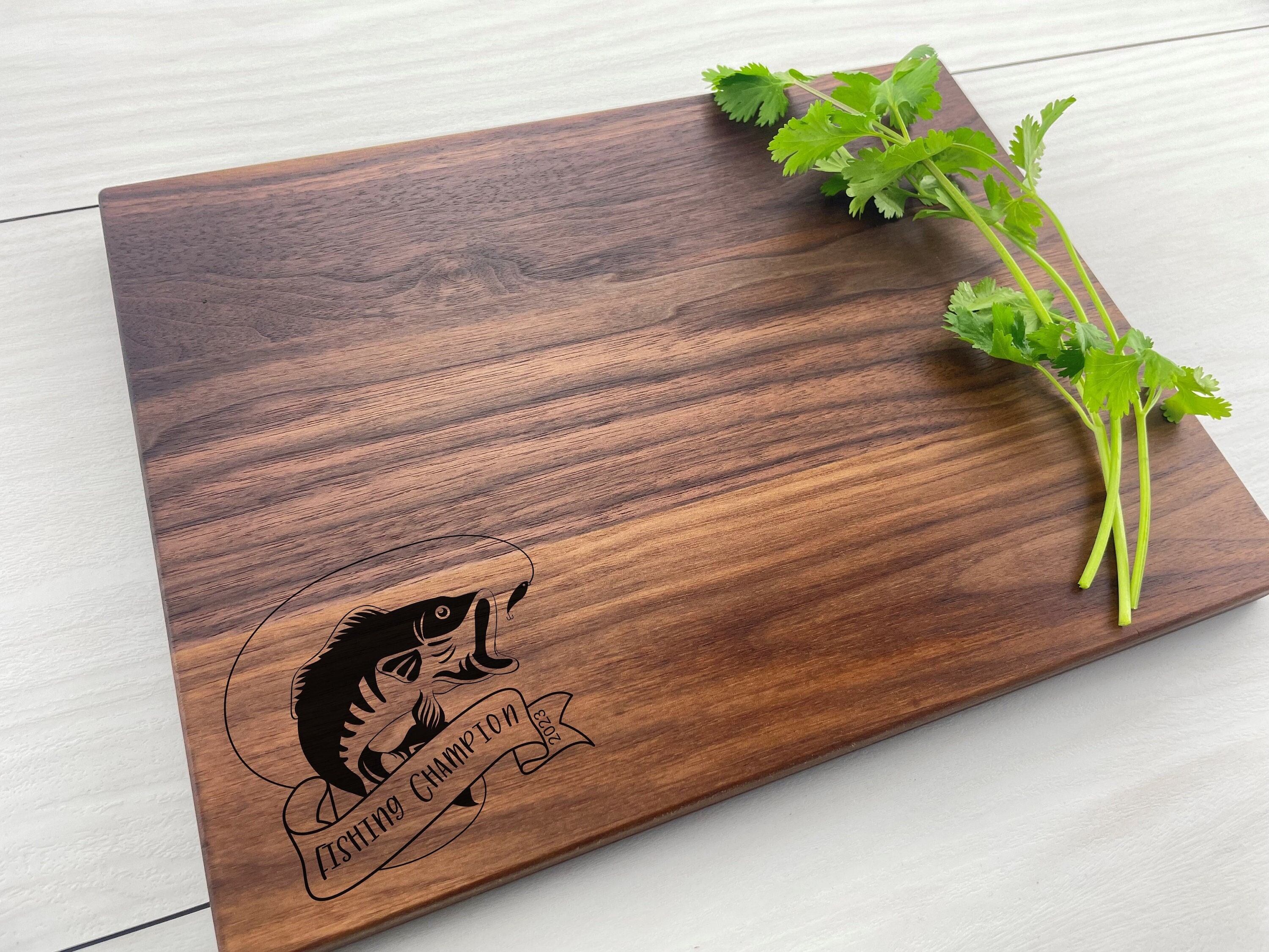 Personalized Cutting Board, Custom Cutting Board, Fishing