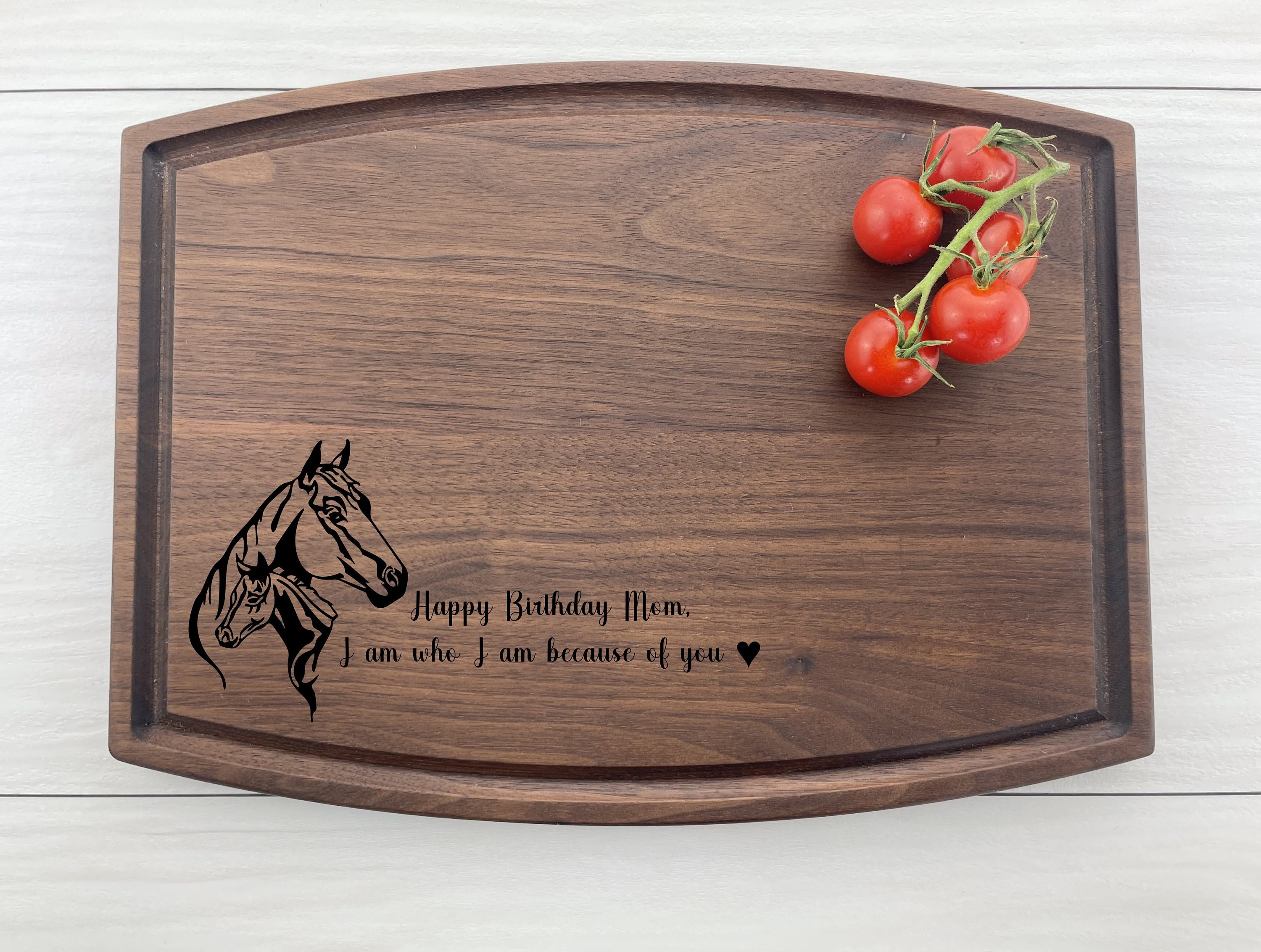 Personalized Cutting Board Custom Cutting Board Horse Themed - Etsy