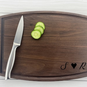 Personalized Cutting Board, Engraved Cutting Board, Wedding Gift, Anniversary Gift, Engagement Gift, Couples Gift, Homeowner gift, 181