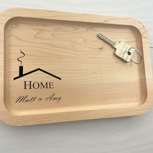 Personalized Catch-All Trays, Engraved Catch-All Tray, Housewarming Gift, Notary Gift, Realtor Gift, First Home, New Home, Welcome Home, 012