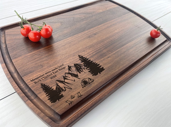 Personalized Cutting Board, Custom Cutting Board, Camping Cutting