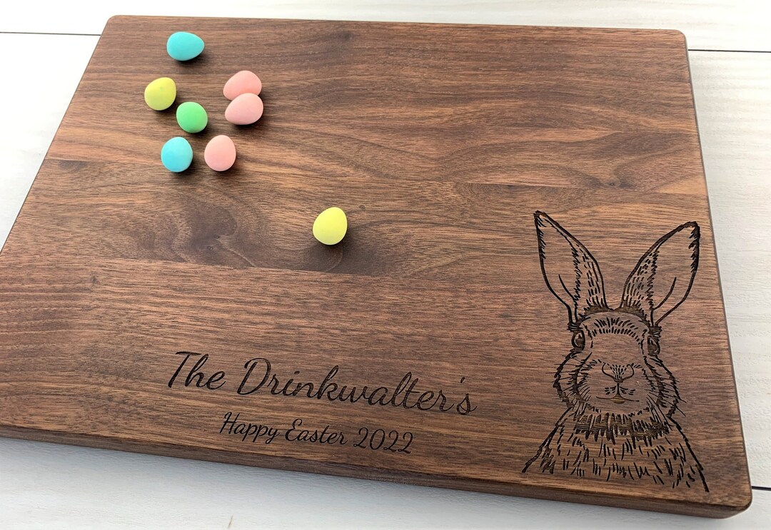 Personalized Cutting Board, Custom Cutting Board, Easter Themed, Easter