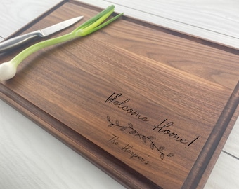 Personalized Cutting Board, Engraved Cutting Board, Wedding Gift, Engagement Gift, New Home Owners, First Home, Housewarming Gift, 178