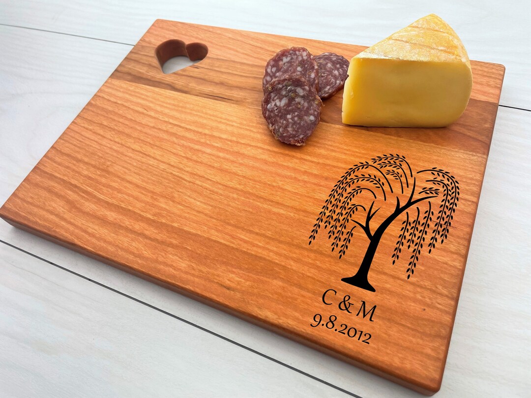 Personalized Heart Shaped Board, Engraved Heart Board, Heart Cut Out