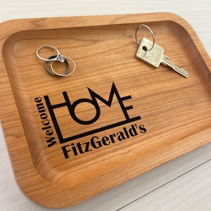 Personalized Catch-All Trays, Engraved Catch-All Tray, Housewarming, Real Estate Present, First Home, Personalized First Property, 234