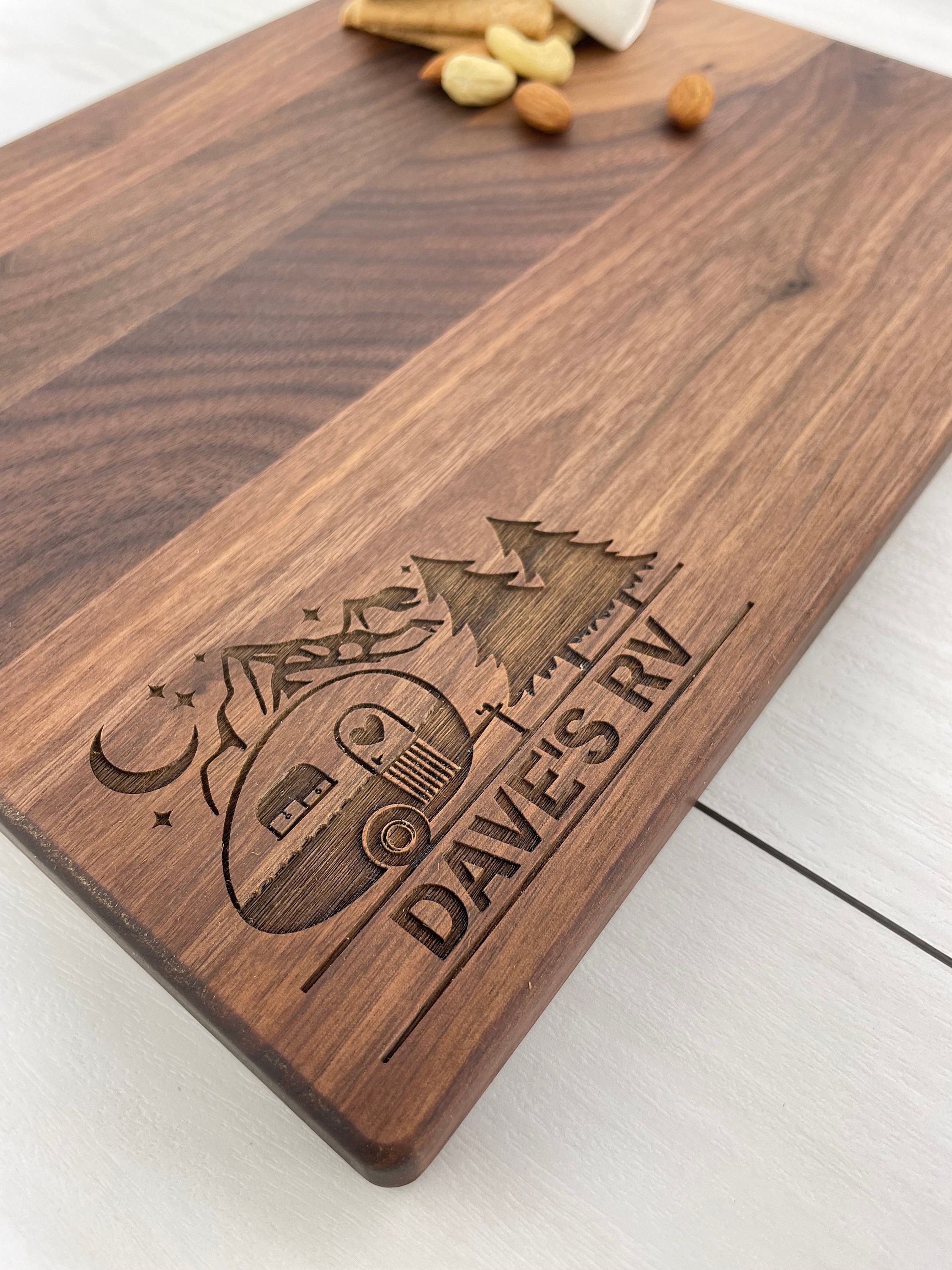 Personalized Cutting Board, Custom Cutting Board, RV Cutting Board,  Personalized RV Cutting Board, Van Life, Road Trip, Tiny Home 118 