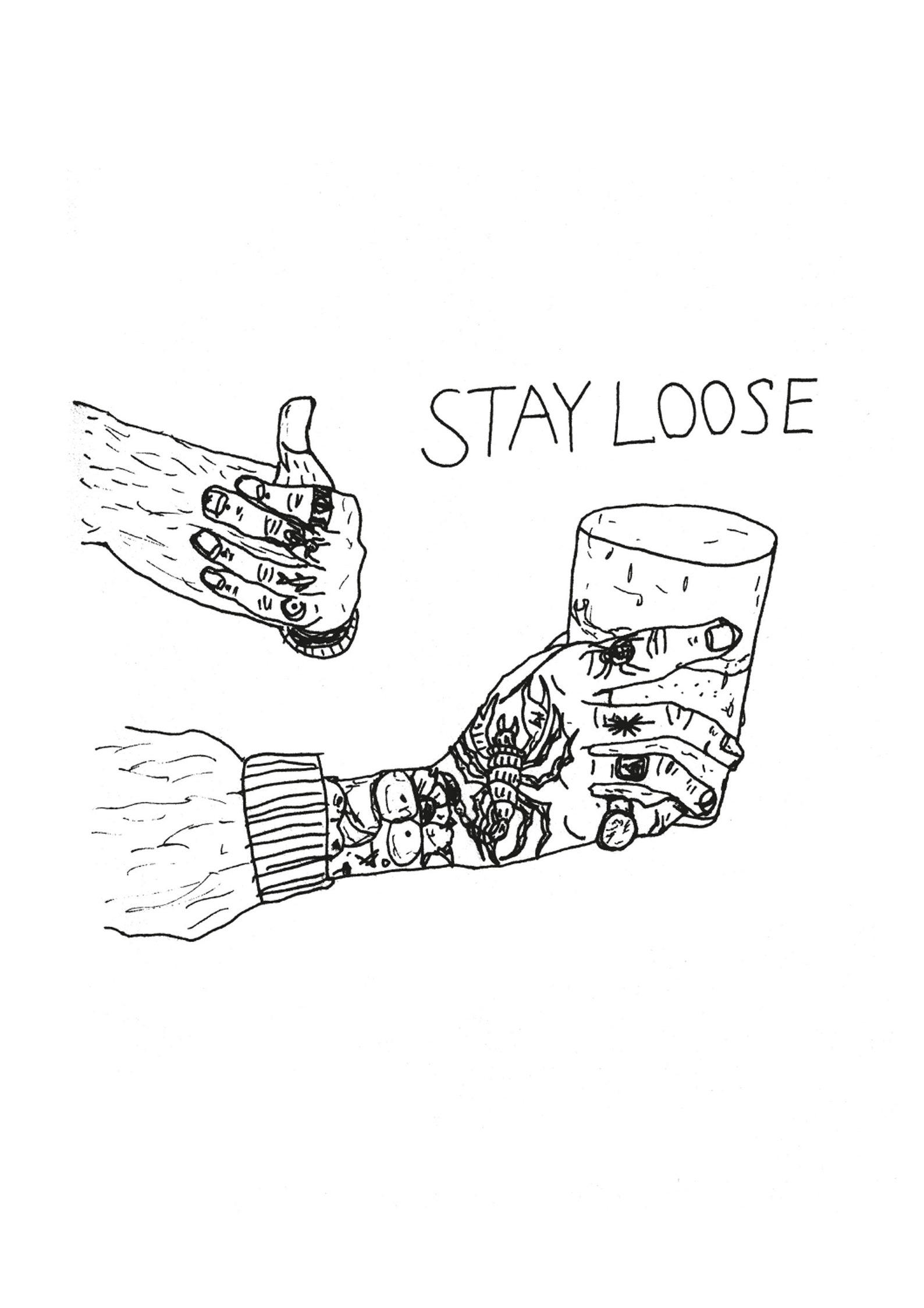 Stay Loose Print A4 Etsy