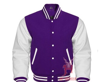 purple batting jacket