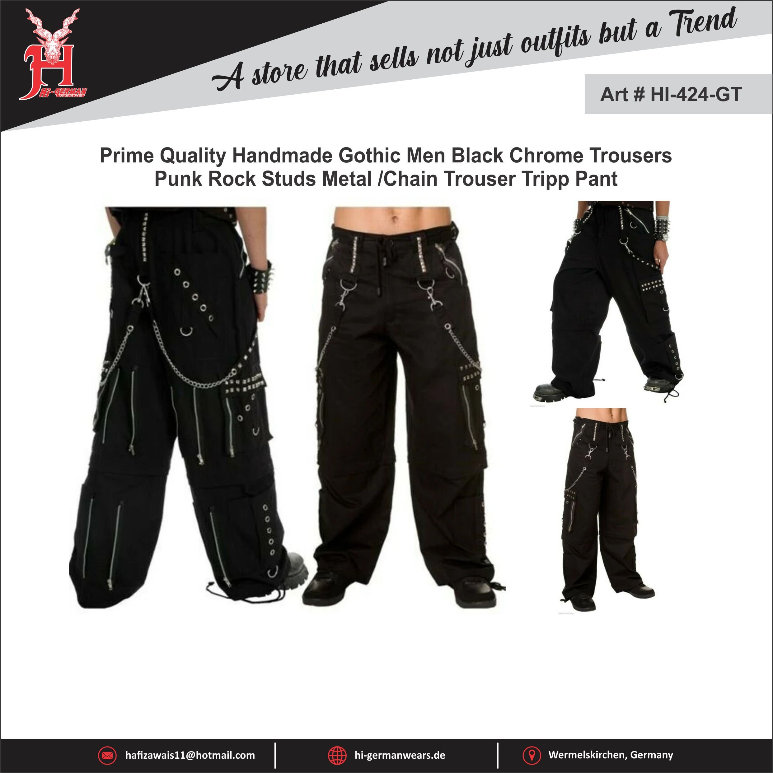 Emo-store Punk Pants Chain