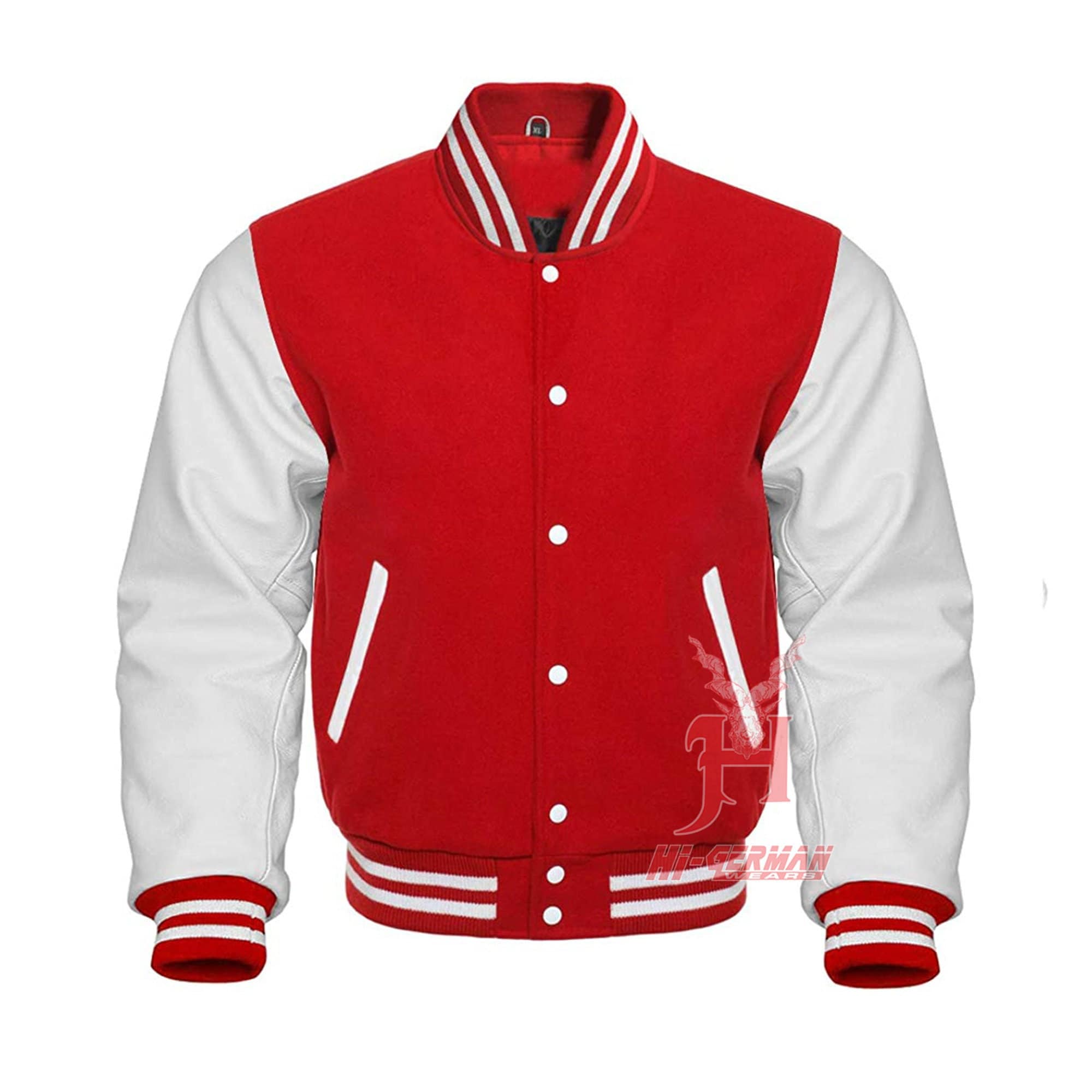  The-Tops Chaqueta de béisbol para mujer Varsity Cotton  Letterman Chaquetas, Negro-rojo : Ropa, Zapatos y Joyería