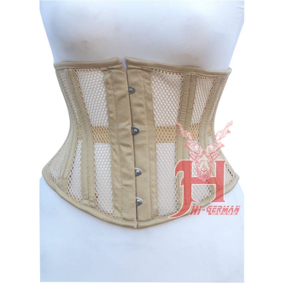 Women's Nude Mesh Under Bust Corset, Waist Trainer, Body Shaper, Corset  Steel Boned Truly Waist Trainer Corsets Hi-136 -  Canada