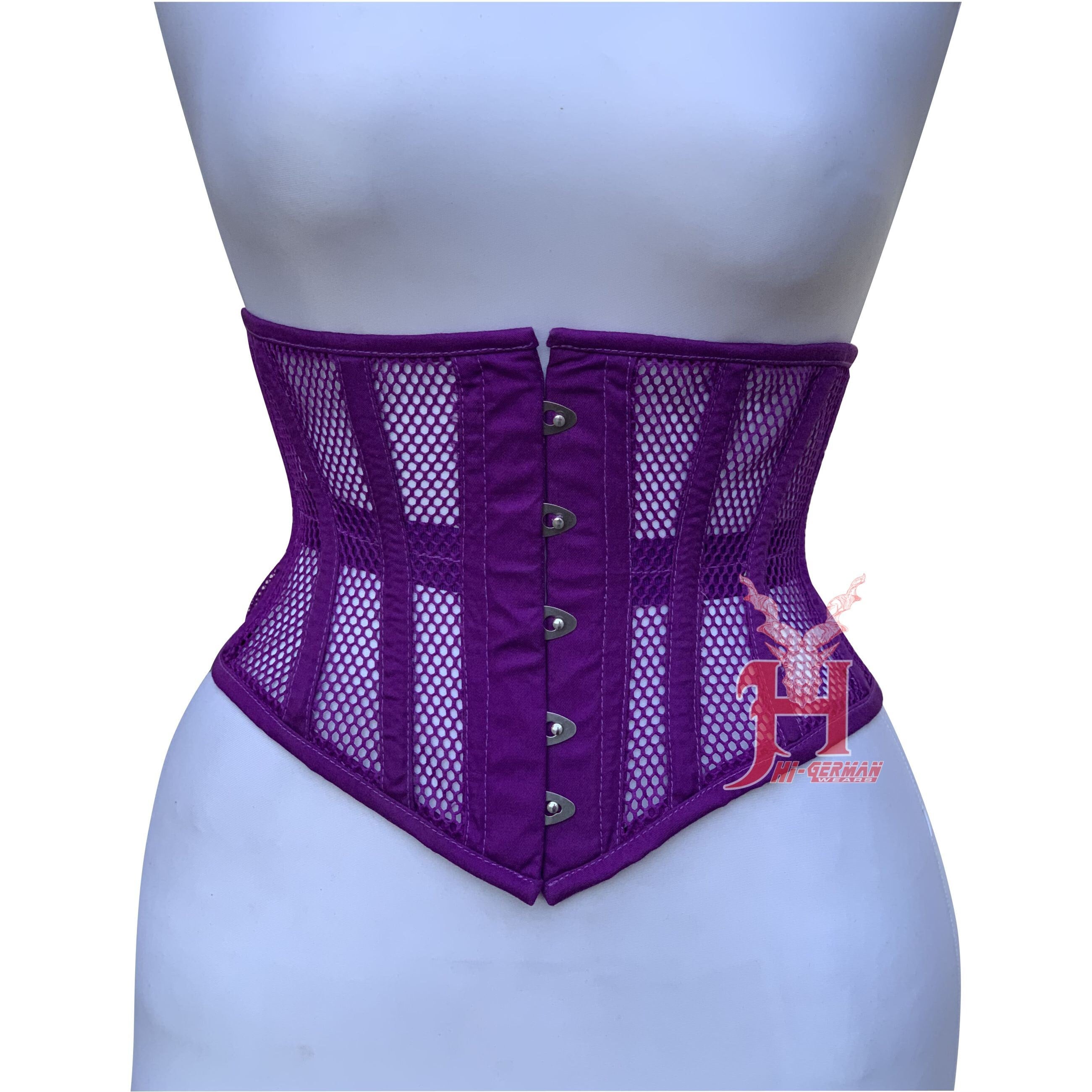 Womens Heavy Duty Double Steel Boned Cotton Underbust Waist Trainer White  Corset : : Clothing, Shoes & Accessories