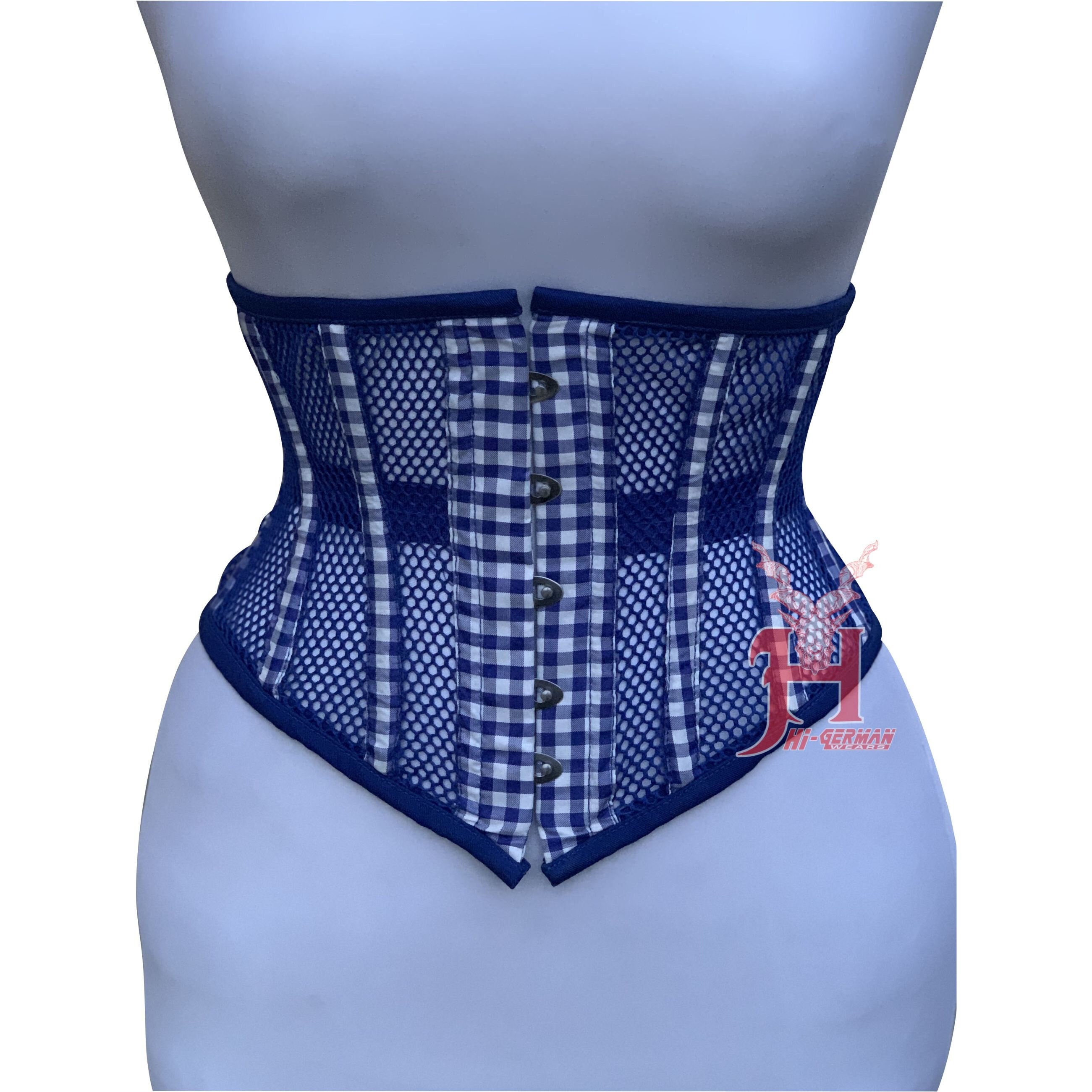 Royal Blue overbust corset — Silent Beaute