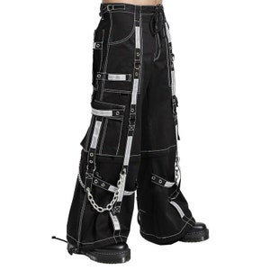 Vintage Y2K Daang Goodman Tripp NYC Black Pants / Goth Chains and