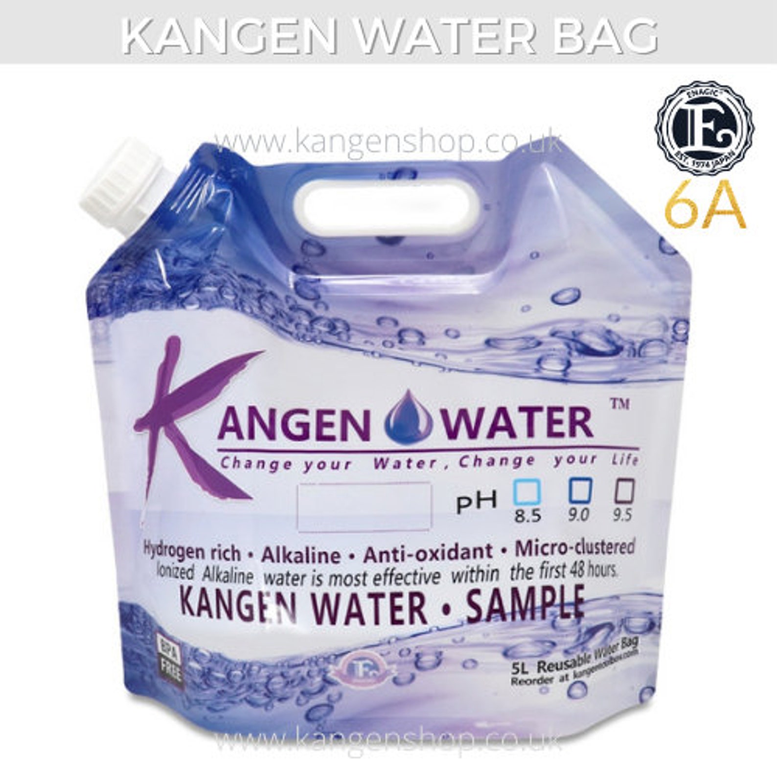 Kangen Water Bags 5 Litres Portable Foldable x 1 Etsy