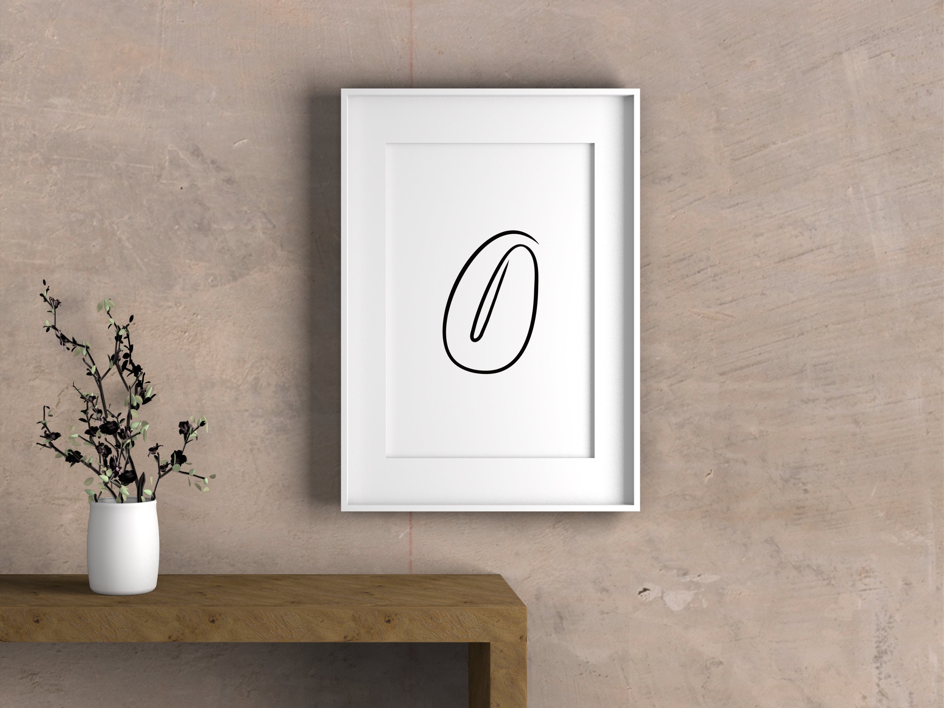 Coffee Bean Print Coffee Prints Coffee Wall Art kitchen Etsy