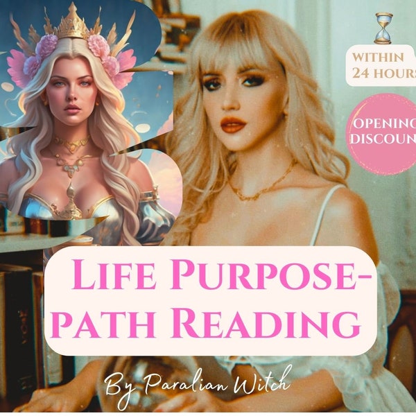 Life Purpose Reading , In Depth Tarot Reading , Same Day Tarot Reading, Detailed Psychic Predictions About Your Life Purpose , Life Path