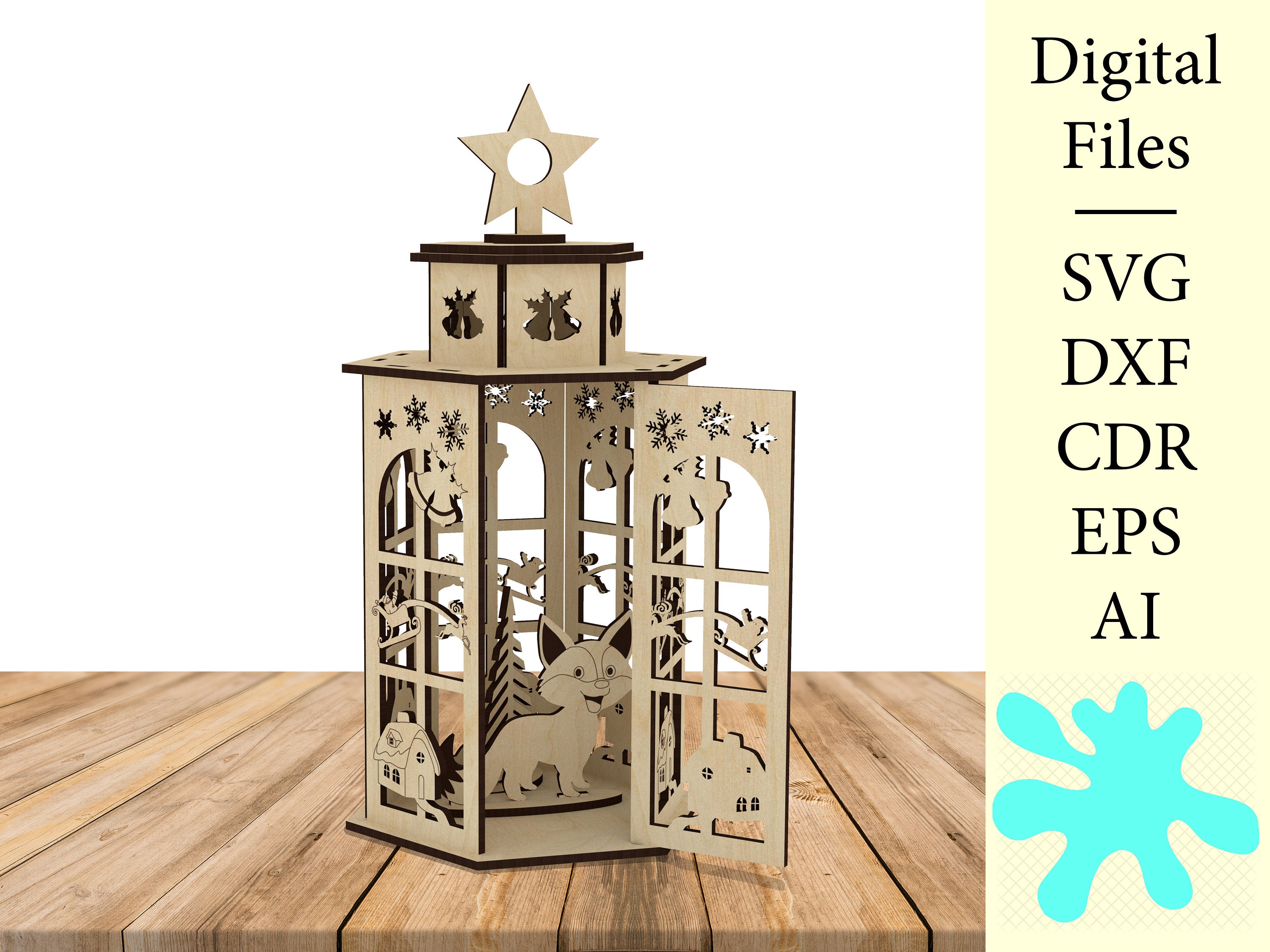 Https://www.etsy.com/uk/listing/690434873/christmas-lantern-plastic Lantern Laser Cut File Christmas Lantern Lantern SVG | Etsy Canada