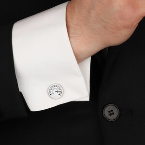 Enlaces del puño del velocímetro, Enlaces de puños personalizados, Regalo de padrinos de boda, Enlaces del puño de boda del novio, Regalo del padre, Gemelos, Gemelos del día de San Valentín