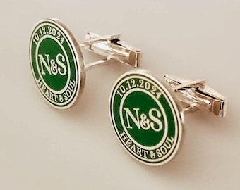Luxury Corporate Cufflinks Custom Logo Cuff Links Executive Business Gift for Men Personalized Company Gift