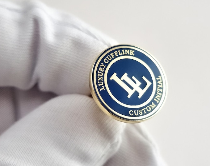 Custom Cuff Links for Groom, 925 Sterling Silver Personalized Cufflinks, Monogram Wedding Gift, Groomsmen Gift, Engraved Mens Jewelry