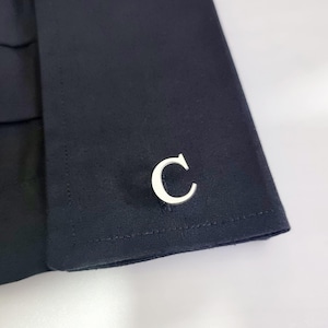 Gemelos con letras, gemelos personalizados, gemelos con iniciales, regalo para padrinos de boda, gemelos de boda para novios, regalo para el padre, regalo del día del padre para él