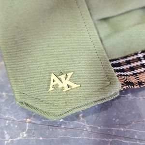 Personalized Silver Cufflinks for Groom, Custom Monogram Wedding Gift, Groomsmen Gift, Valentine Gift for Him