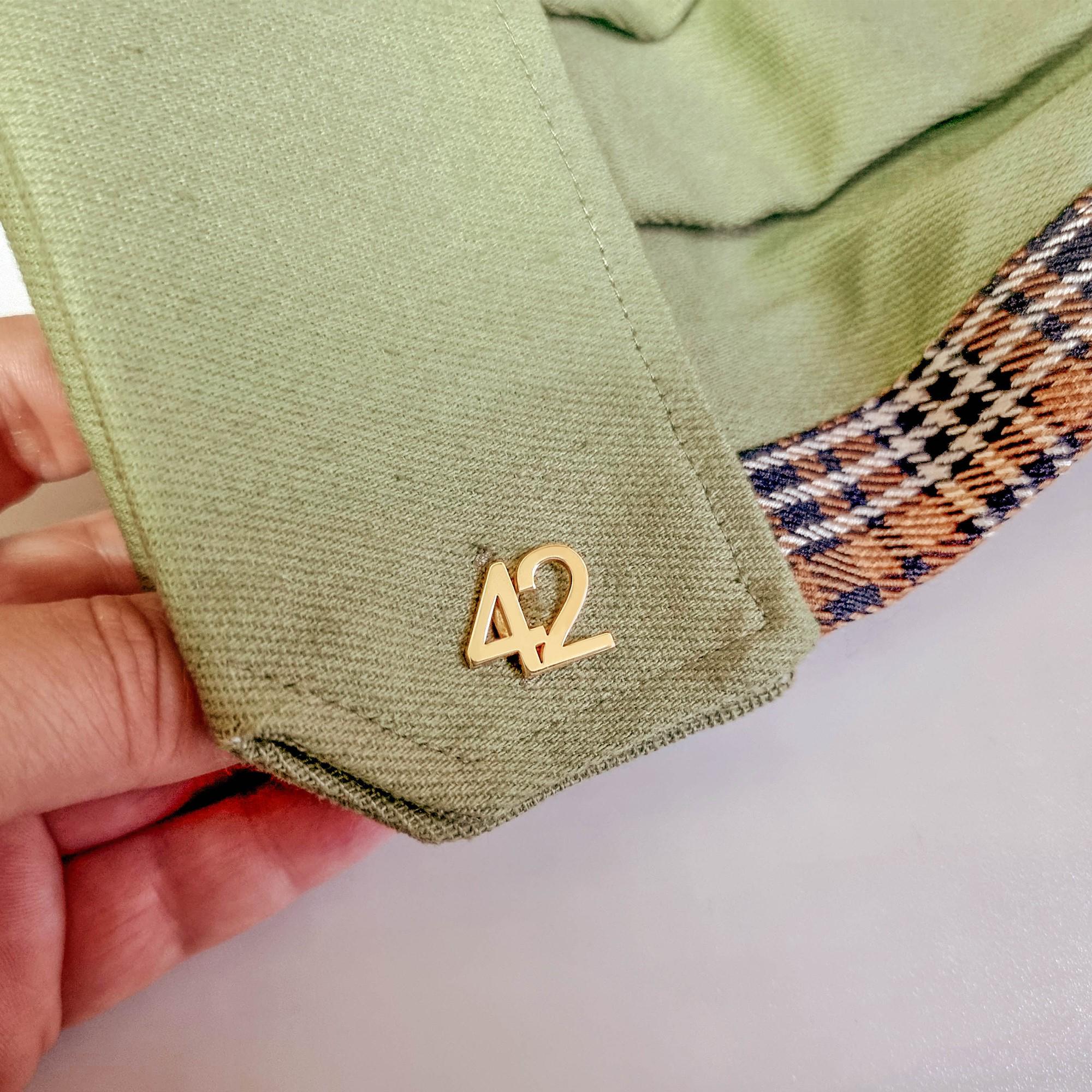 Personalized Sterling Silver Number Cufflinks – Handmade Groomsmen Gift ...