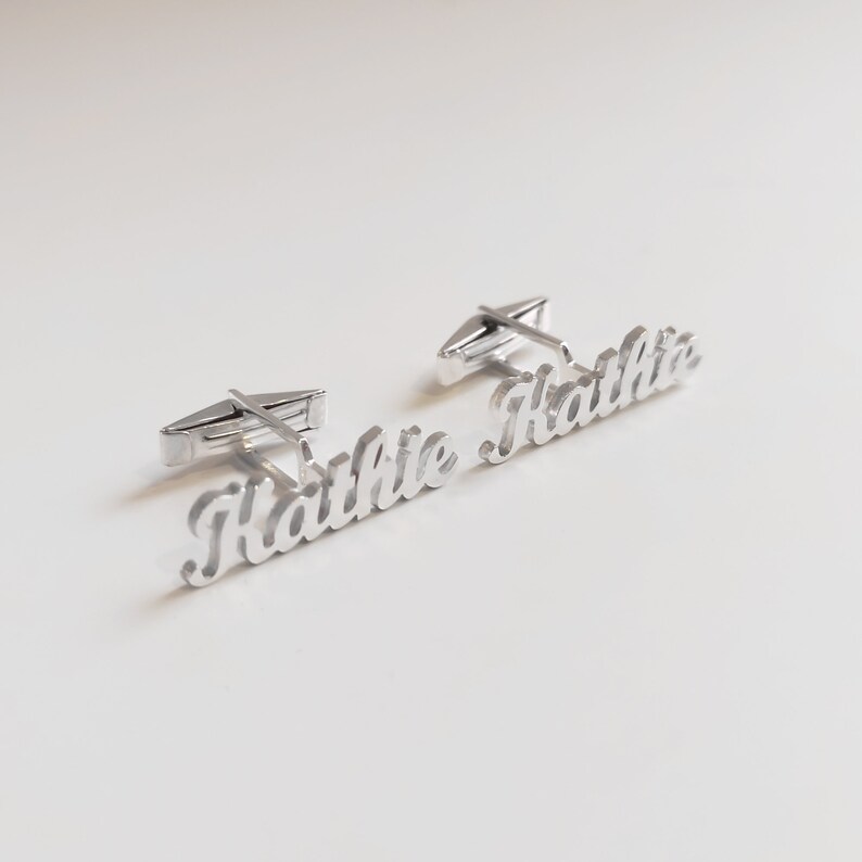 Personalized Cuff Links Father Day Gift Letter Cufflink Valentine/'s day Cufflinks Groomsmen gift Name Cufflinks Groom Wedding Cufflink