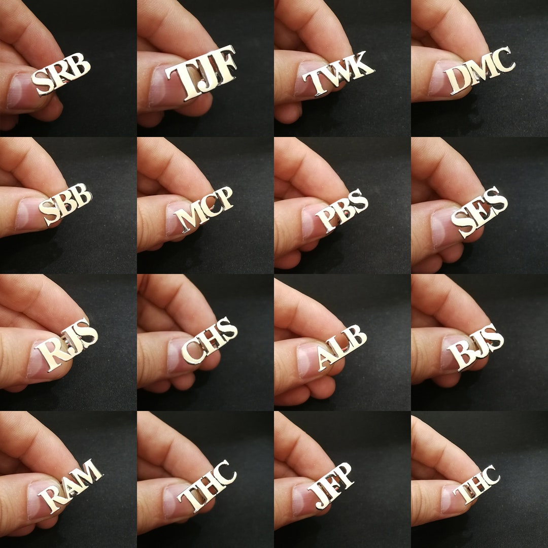 Custom Cufflinks, Initials Cufflink, Personalized Cuff Link, Groomsmen