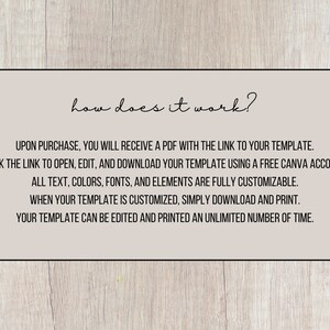 Editable Scan to Pay and Price List, Black & White Customizable Pricing ...