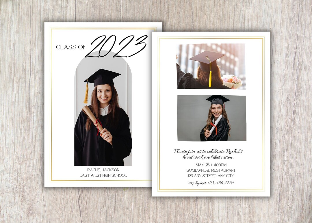 Graduation Announcement and Invitation Video / Digital Highschool