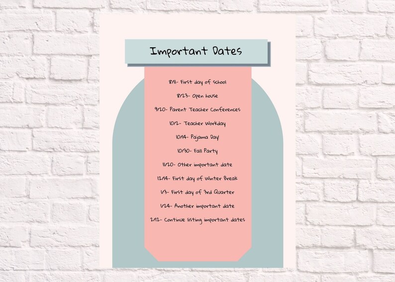 EDITABLE Meet The Teacher Template Teacher Welcome Letter Etsy Hong 