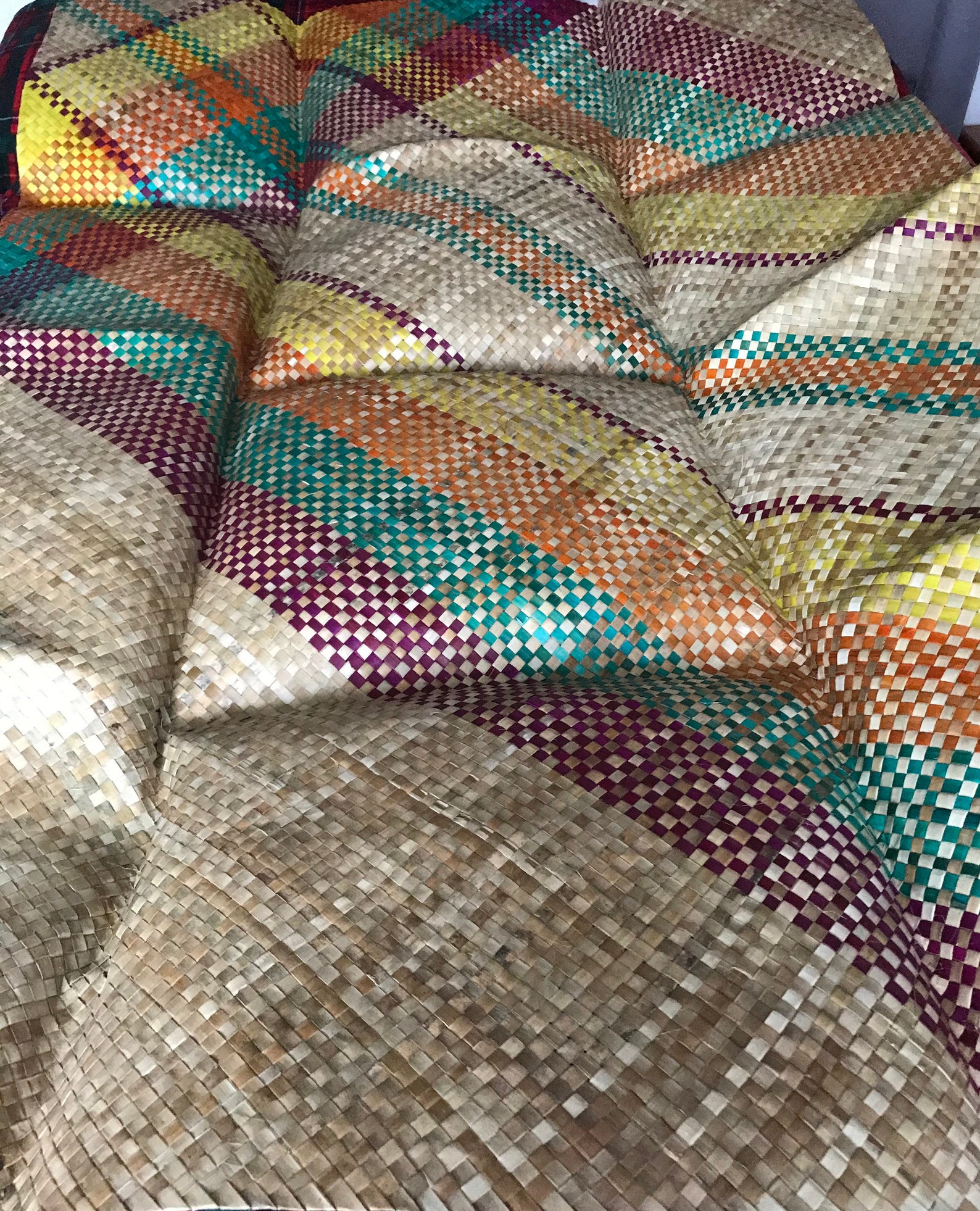 Traditional Handwoven Lauhala Mat or Banig Mat Etsy